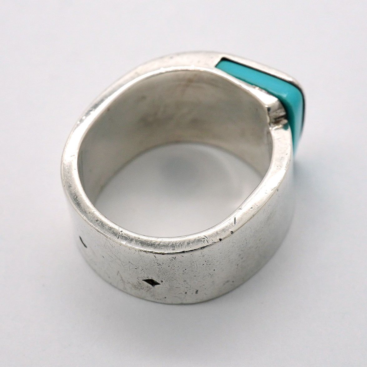 【6jgb0540】エルメス リング キャンディ シルバー925 ブルー ＃52【中古】レディース