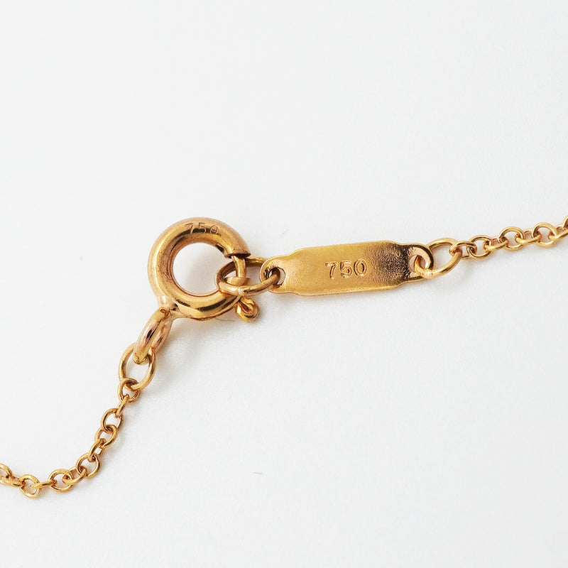 【6jgb0546】ティファニー ネックレス オーバルキー K18PG ピンクゴールド【中古】レディース