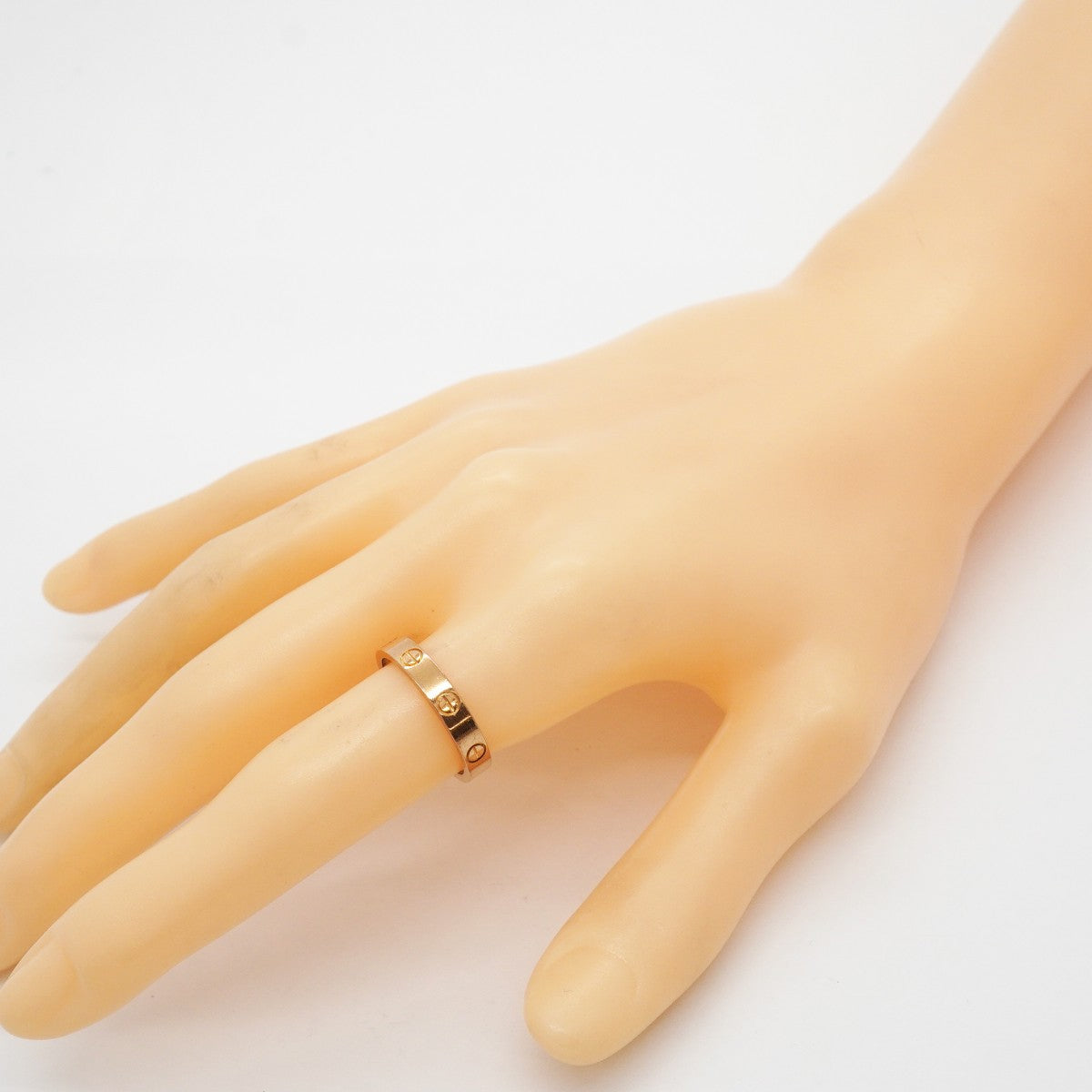 【6jgb0547】カルティエ リング ミニラブ K18PG ピンクゴールド ＃55【中古】メンズ レディース ユニセックス