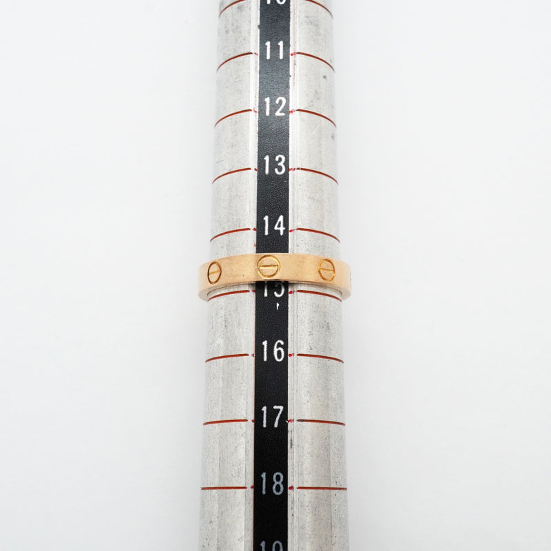 【6jgb0547】カルティエ リング ミニラブ K18PG ピンクゴールド ＃55【中古】メンズ レディース ユニセックス