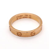 【6jgb0547】カルティエ リング ミニラブ K18PG ピンクゴールド ＃55【中古】メンズ レディース ユニセックス