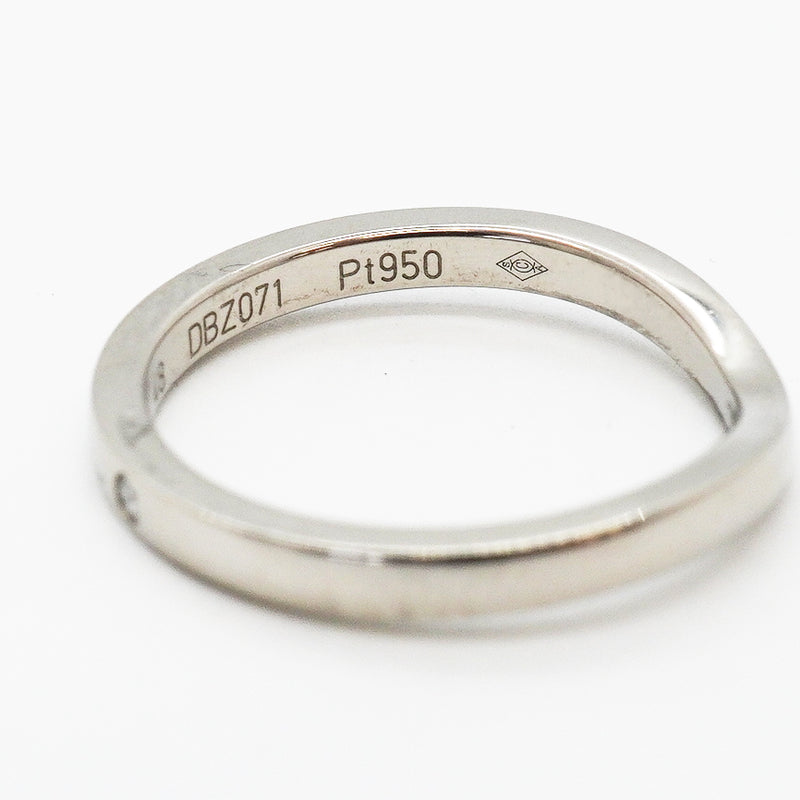 【6jgb0552】カルティエ リング バレリーナ 3PD Pt950 プラチナ ダイヤモンド ＃48【中古】レディース