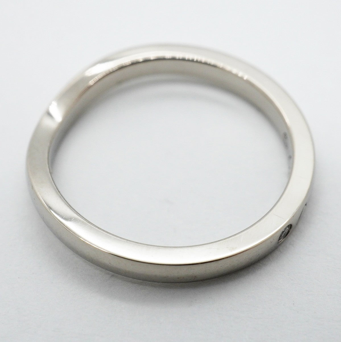 【6jgb0552】カルティエ リング バレリーナ 3PD Pt950 プラチナ ダイヤモンド ＃48【中古】レディース