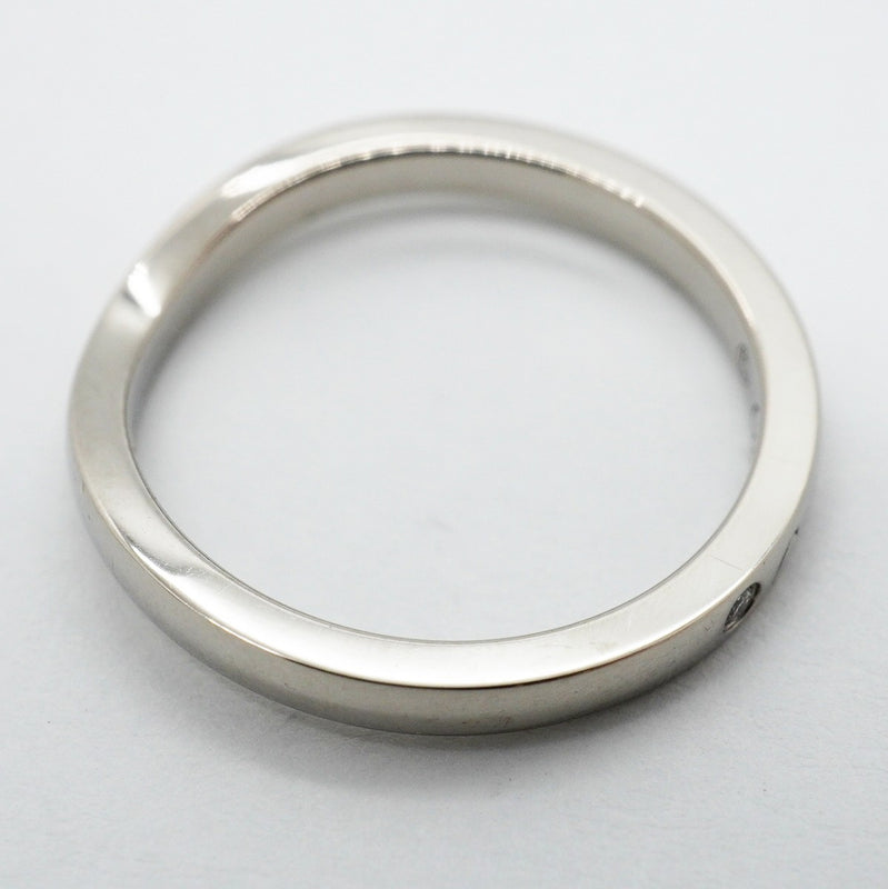 【6jgb0552】カルティエ リング バレリーナ 3PD Pt950 プラチナ ダイヤモンド ＃48【中古】レディース