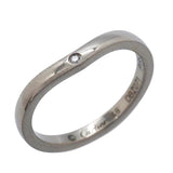 【6jgb0552】カルティエ リング バレリーナ 3PD Pt950 プラチナ ダイヤモンド ＃48【中古】レディース