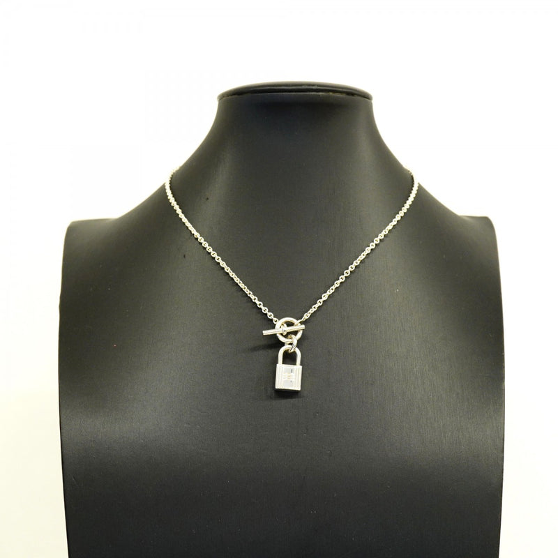 【6jgb0557】エルメス ネックレス アミュレット/カデナ シルバー925【中古】レディース