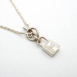 【6jgb0557】エルメス ネックレス アミュレット/カデナ シルバー925【中古】レディース