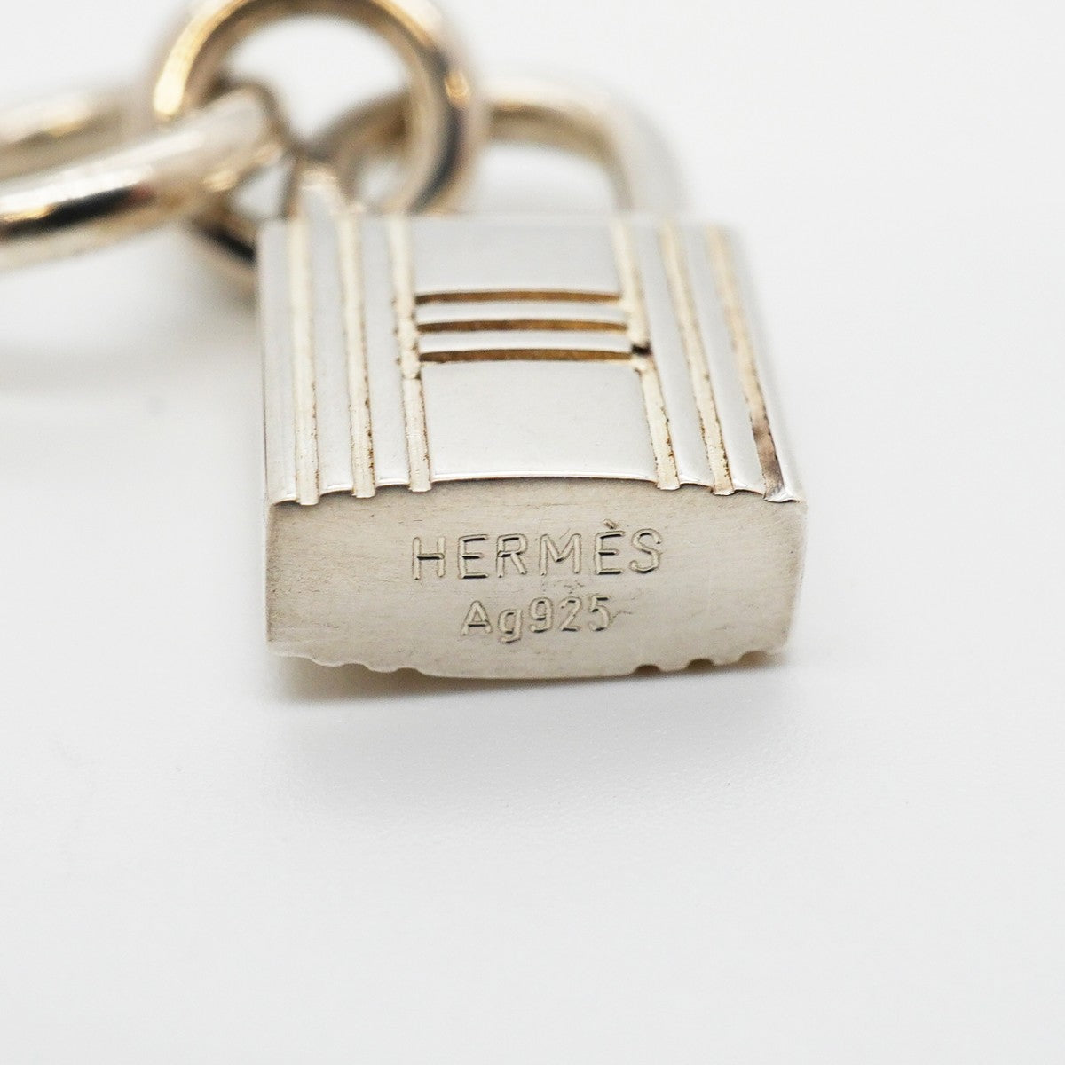 【6jgb0557】エルメス ネックレス アミュレット/カデナ シルバー925【中古】レディース