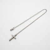 【6jgb0558】ティファニー ネックレス スモールクロス 11PD Pt950 プラチナ ダイヤモンド【中古】レディース