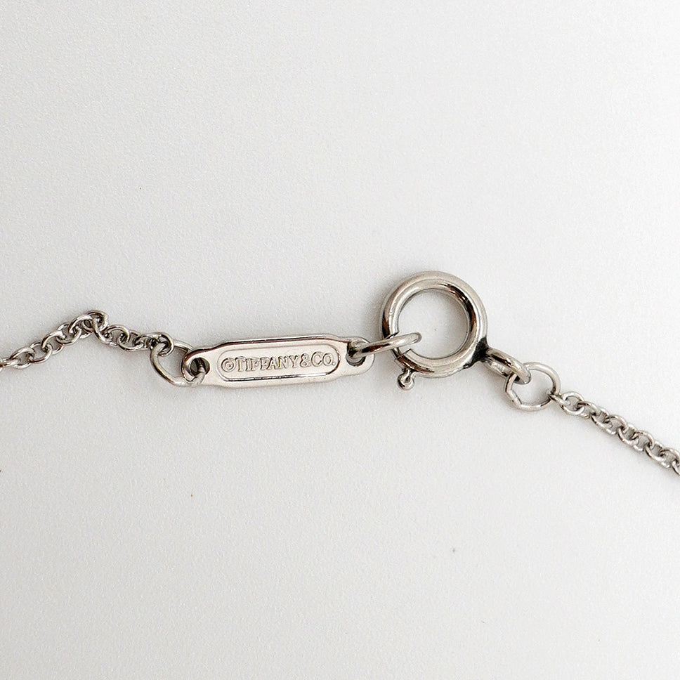 【6jgb0558】ティファニー ネックレス スモールクロス 11PD Pt950 プラチナ ダイヤモンド【中古】レディース
