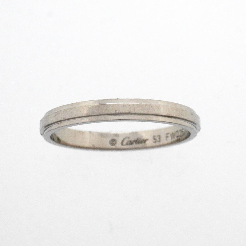 【6jgb0560】カルティエ リング ダムール Pt950 プラチナ ＃53【中古】レディース