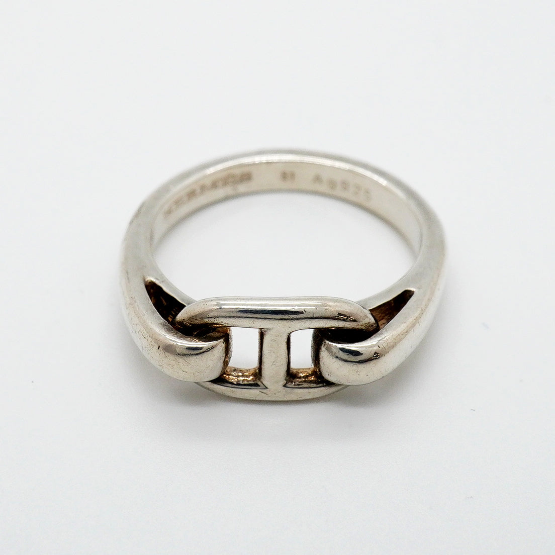 【6jgb0561】エルメス リング シェーヌダンクル シルバー925 ＃51【中古】レディース