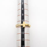 【6jgb0563】ティファニー リング Tワン K18YG イエローゴールド ダイヤモンド 0.08ct 10.5号【中古】レディース