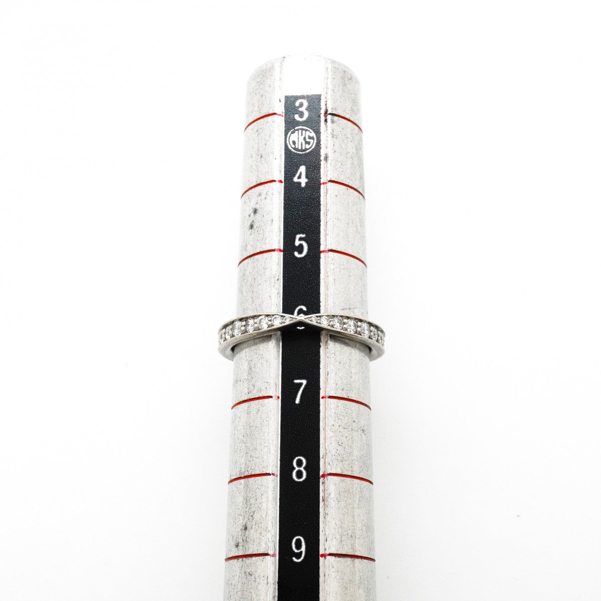 【6jgb0565】ティファニー リング ハーモニー/ビーズセット Pt950 プラチナ ダイヤモンド 6号【中古】レディース