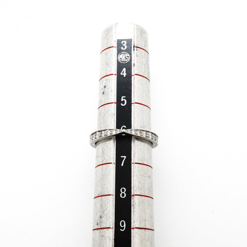 【6jgb0565】ティファニー リング ハーモニー/ビーズセット Pt950 プラチナ ダイヤモンド 6号【中古】レディース
