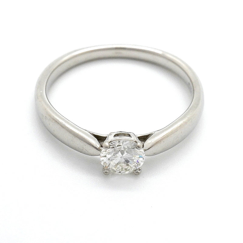 【6jgb0567】ティファニー リング ハーモニー 1PD Pt950 プラチナ ダイヤモンド 0.42ct 11号【中古】レディース