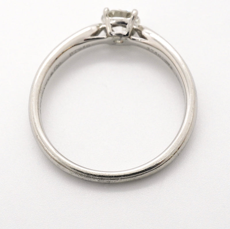 【6jgb0567】ティファニー リング ハーモニー 1PD Pt950 プラチナ ダイヤモンド 0.42ct 11号【中古】レディース