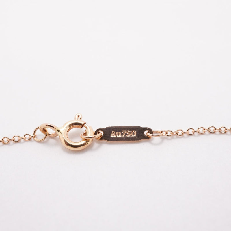 【6jgb0571】ティファニー ネックレス イーストウェスト K18PG ピンクゴールド ダイヤモンド【中古】レディース