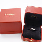 【6jgb0572】カルティエ リング ミニラブ 1PD K18WG ホワイトゴールド ダイヤモンド ＃55【中古】メンズ レディース ユニセックス
