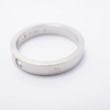 【6jgb0573】カルティエ リング Cドゥ 2PD Pt950 プラチナ ダイヤモンド ＃47【中古】レディース
