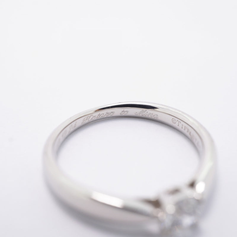 【6jgb0574】ティファニー リング ハーモニー 1PD Pt950 プラチナ ダイヤモンド 0.25ct 6.5号【中古】レディース