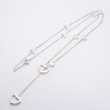 【6jgb0578-k】ティファニー ネックレス ハートリンク/ラリアット シルバー925【中古】レディース