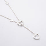 【6jgb0578-k】ティファニー ネックレス ハートリンク/ラリアット シルバー925【中古】レディース