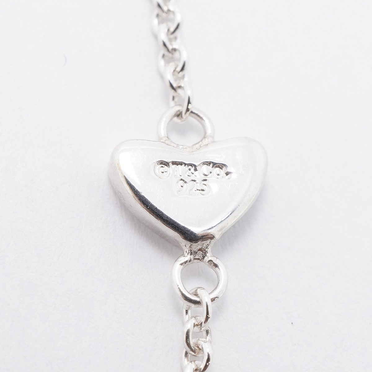 【6jgb0578-k】ティファニー ネックレス ハートリンク/ラリアット シルバー925【中古】レディース