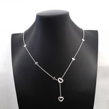 【6jgb0578-k】ティファニー ネックレス ハートリンク/ラリアット シルバー925【中古】レディース
