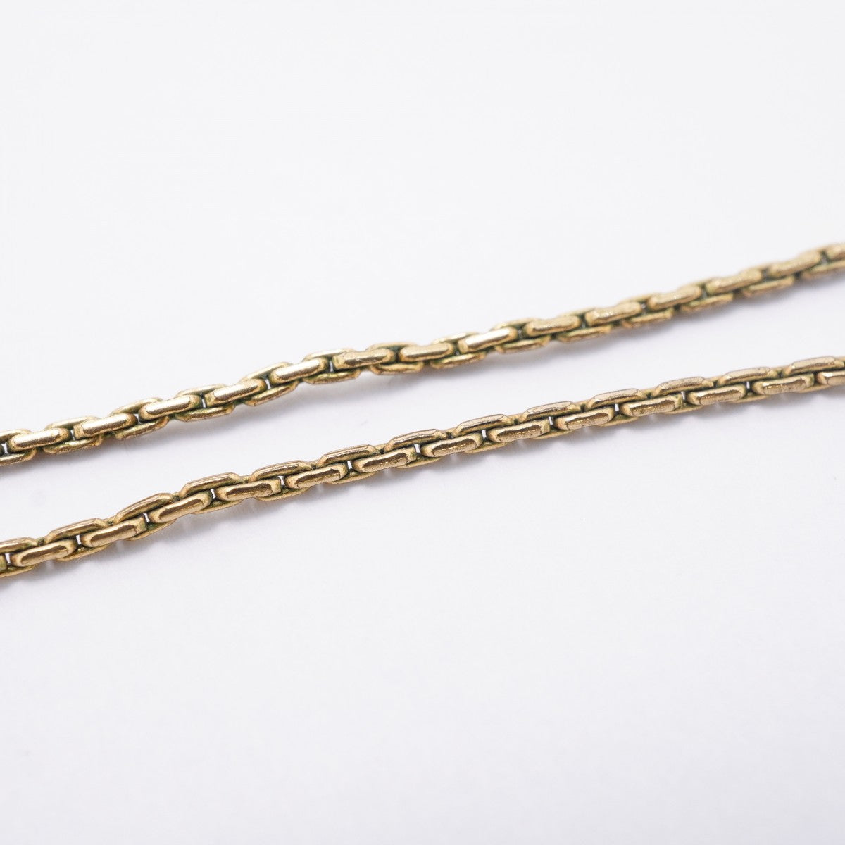 【6jgb0583-k】クリスチャンディオール ネックレス GPメッキ ラインストーン ゴールド【中古】レディース