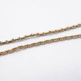 【6jgb0583-k】クリスチャンディオール ネックレス GPメッキ ラインストーン ゴールド【中古】レディース