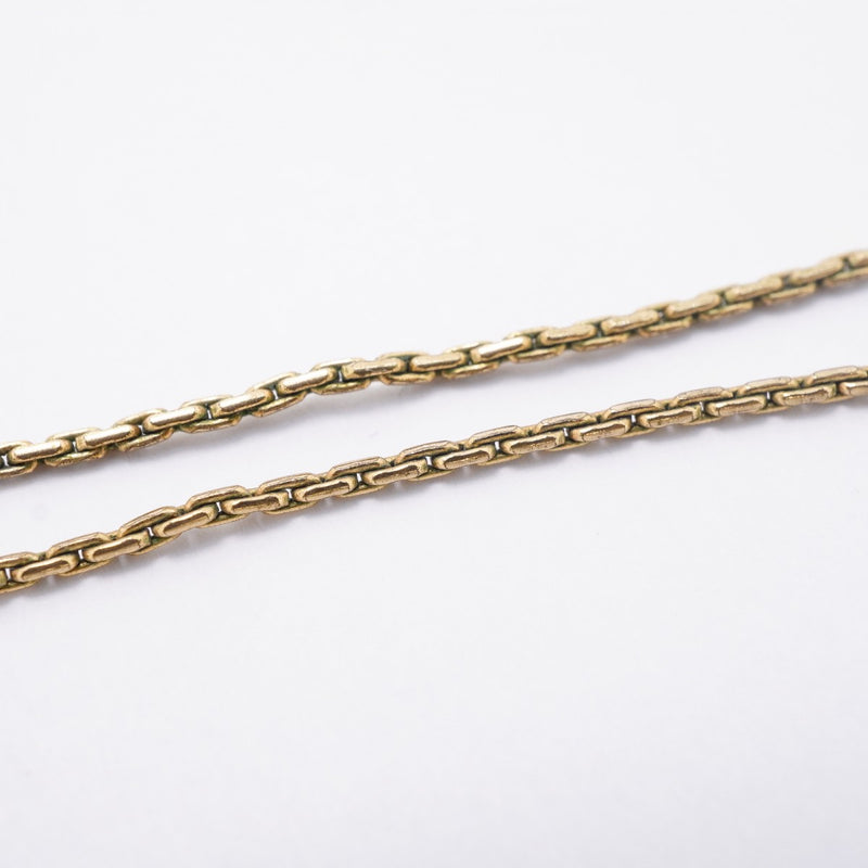 【6jgb0583-k】クリスチャンディオール ネックレス GPメッキ ラインストーン ゴールド【中古】レディース