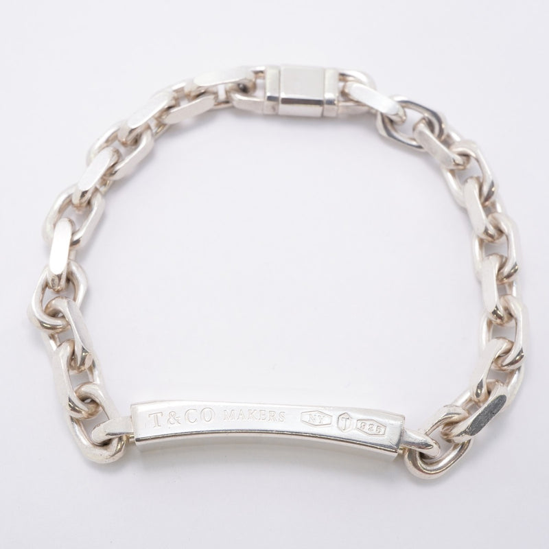 【6jgb0584-k】ティファニー ブレスレット メイカーズ/ID/チェーン シルバー925【中古】メンズ