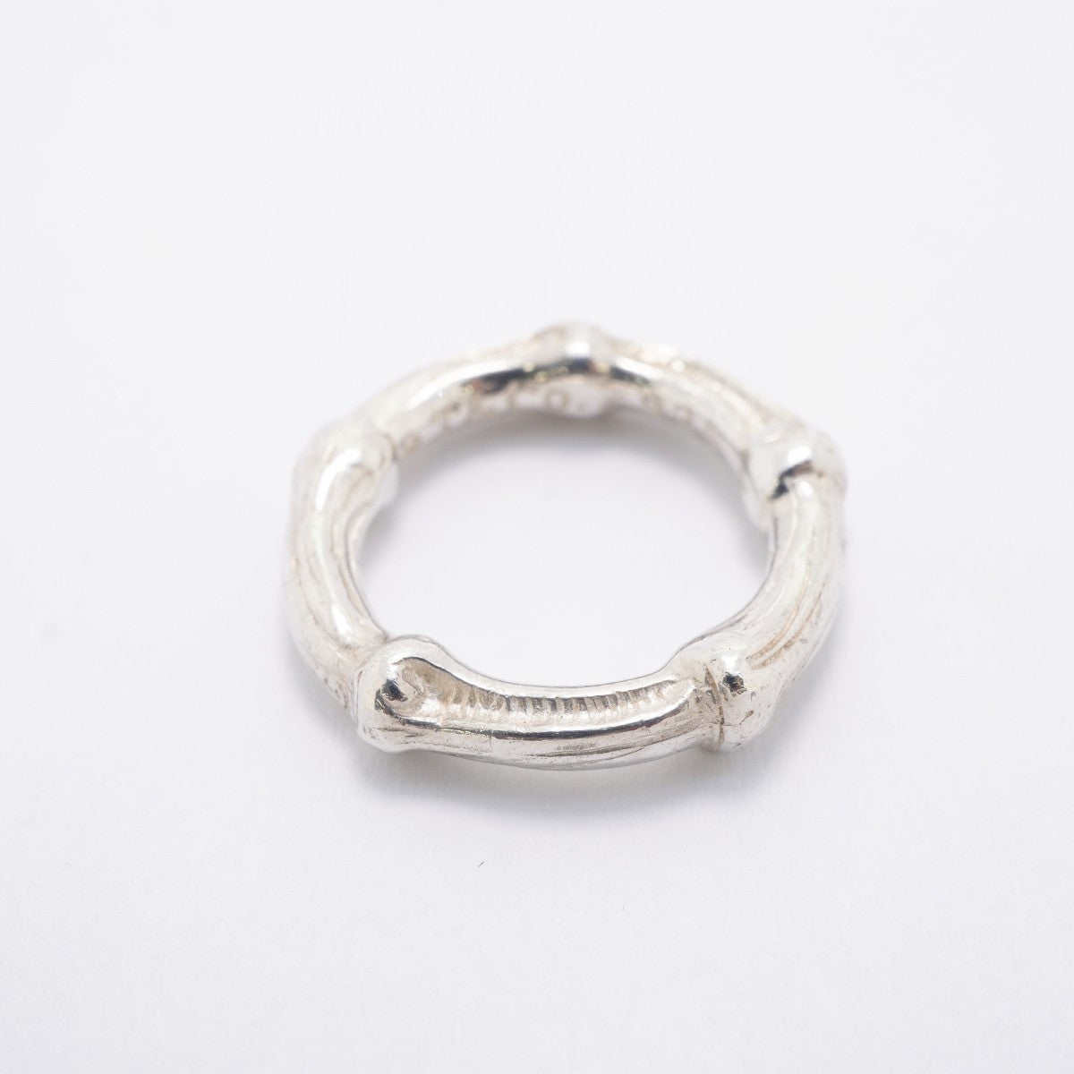 【6jgb0585-k】ティファニー リング バンブー シルバー925 8号【中古】レディース
