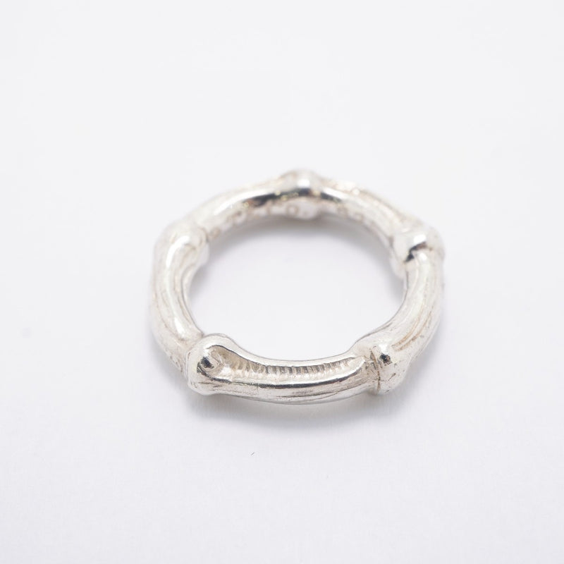 【6jgb0585-k】ティファニー リング バンブー シルバー925 8号【中古】レディース
