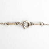 【6jgb0602-k】ティファニー ネックレス ラウンド/プレート シルバー925【中古】レディース