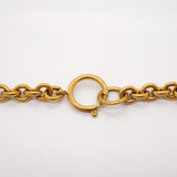 【6jgb0609】シャネル ネックレス ヴィンテージ ココマーク マトラッセ GPメッキ ゴールド【中古】レディース