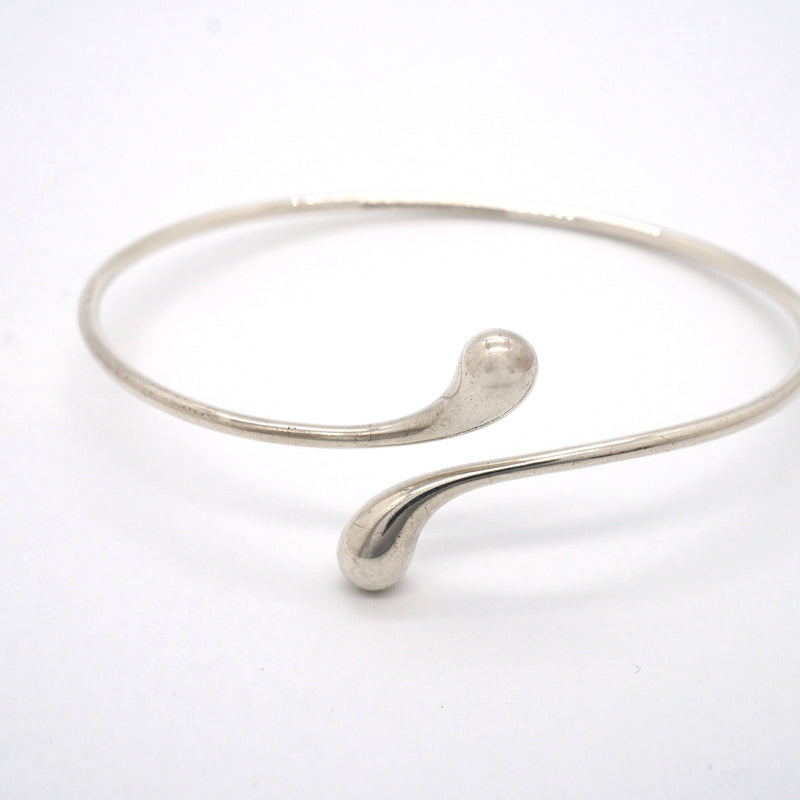 【6jgb0610】ティファニー バングル ティアドロップ シルバー925【中古】レディース