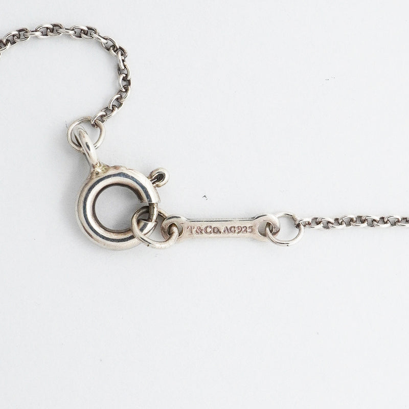 【6jgb0618】ティファニー ネックレス ラビングハート シルバー925【中古】レディース