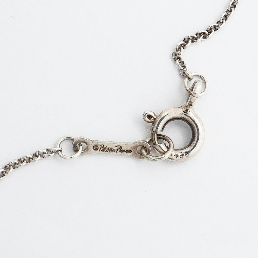 【6jgb0618】ティファニー ネックレス ラビングハート シルバー925【中古】レディース
