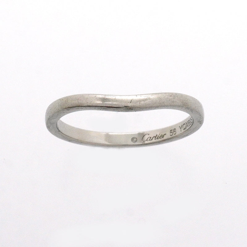 【6jgb0622】カルティエ リング バレリーナ Pt950 プラチナ ＃56【中古】メンズ レディース ユニセックス