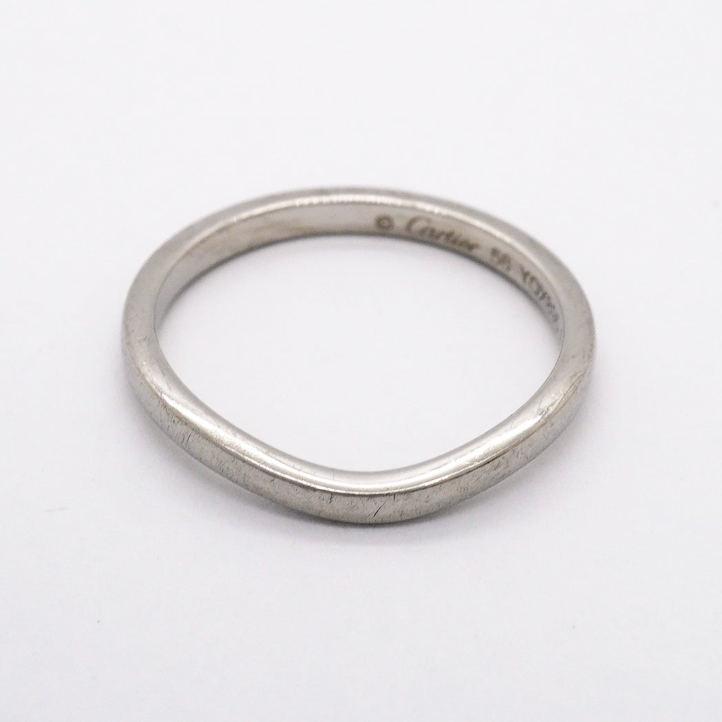 【6jgb0622】カルティエ リング バレリーナ Pt950 プラチナ ＃56【中古】メンズ レディース ユニセックス