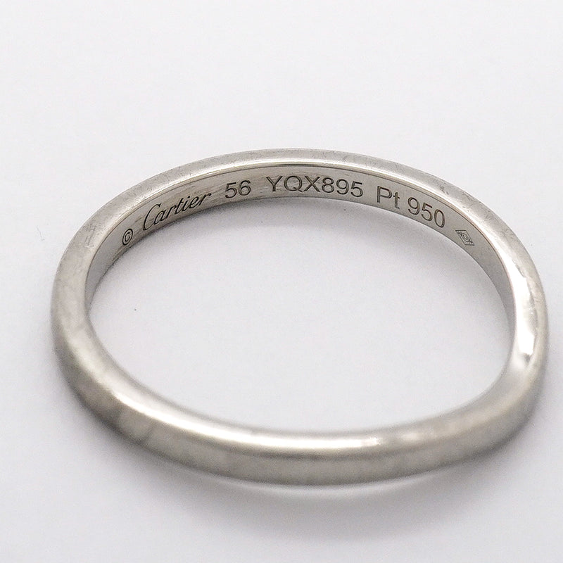 【6jgb0622】カルティエ リング バレリーナ Pt950 プラチナ ＃56【中古】メンズ レディース ユニセックス