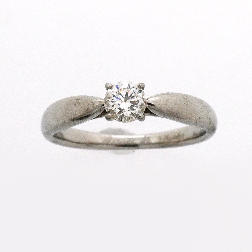 【6jgb0624】ティファニー リング ハーモニー 1PD Pt950 プラチナ ダイヤモンド 0.24ct 7.5号【中古】レディース