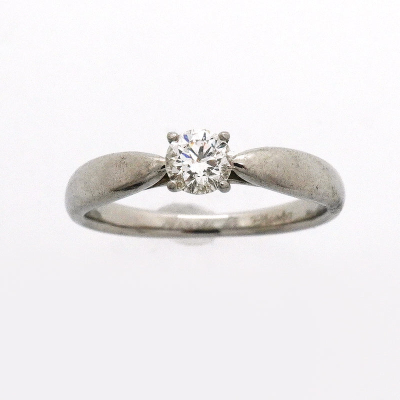 【6jgb0624】ティファニー リング ハーモニー 1PD Pt950 プラチナ ダイヤモンド 0.24ct 7.5号【中古】レディース