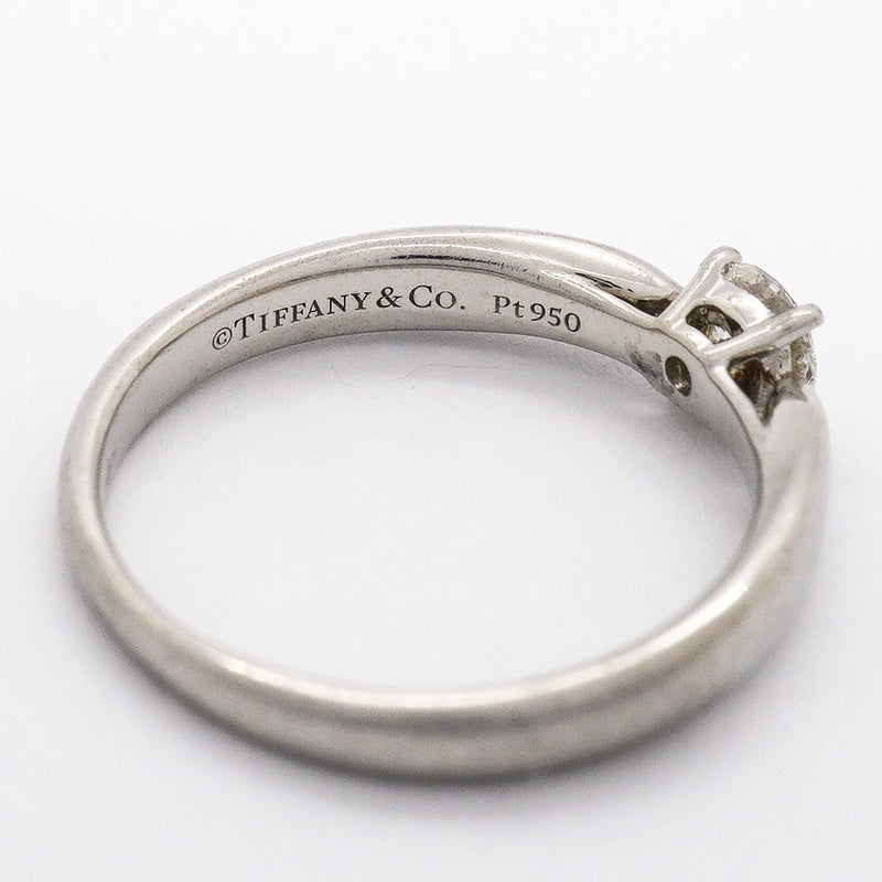 【6jgb0624】ティファニー リング ハーモニー 1PD Pt950 プラチナ ダイヤモンド 0.24ct 7.5号【中古】レディース