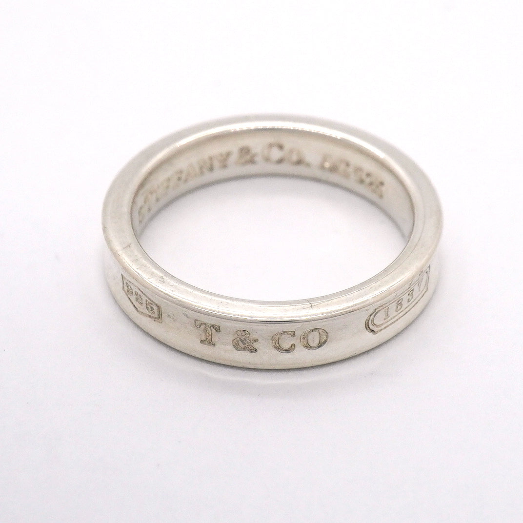 【6jgb0629】ティファニー リング ナロー シルバー925 9号【中古】レディース