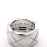 【6jgb0632】シャネル リング ココクラッシュ ラージ K18WG ホワイトゴールド ＃48【中古】レディース