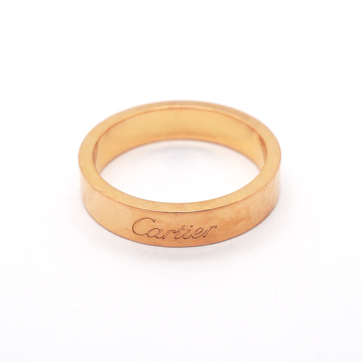【6jgb0641】カルティエ リング Cドゥ K18PG ピンクゴールド ＃52【中古】レディース