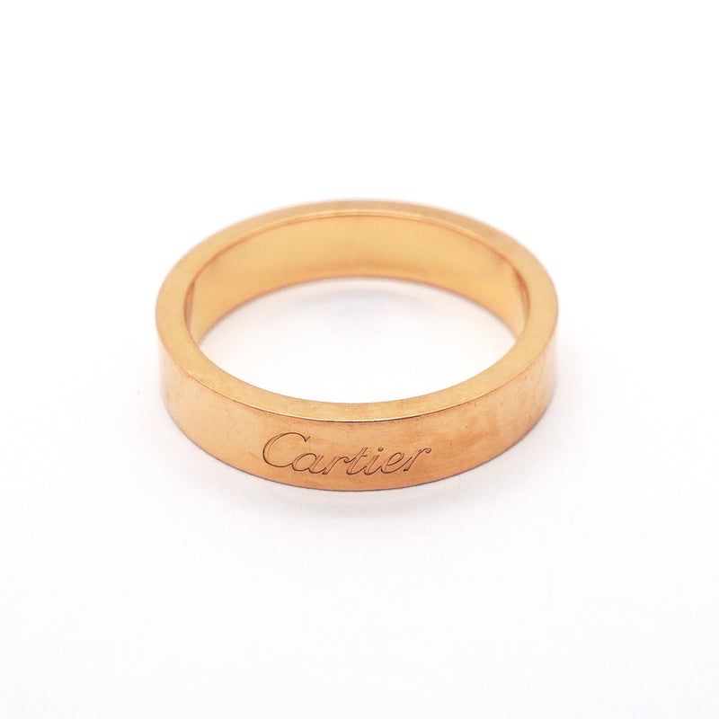 【6jgb0641】カルティエ リング Cドゥ K18PG ピンクゴールド ＃52【中古】レディース